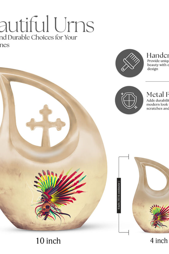 Native American Urns For Ashes - Urn For Men & Women