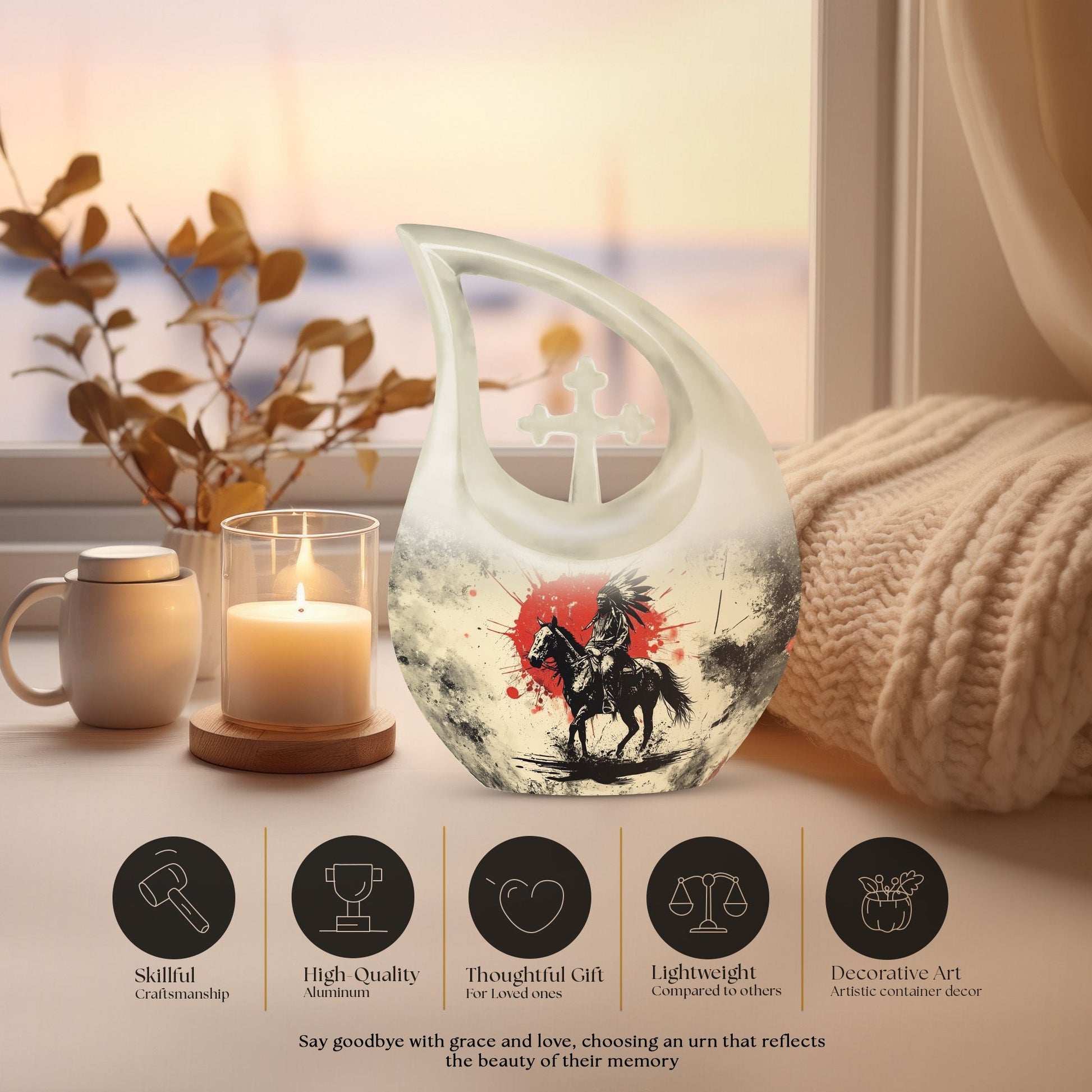 Native American Urns For Ashes - Adult Urns For Women