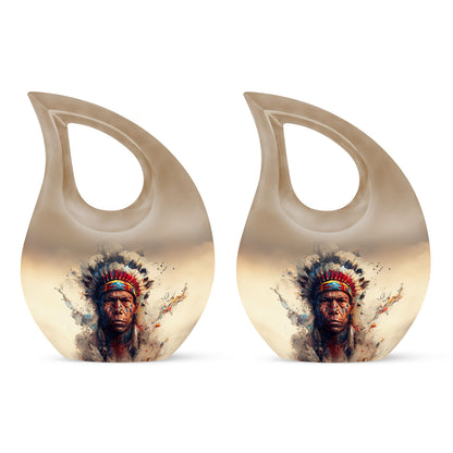 Native American Urns For Ashes - Adult Urns For Men & Women