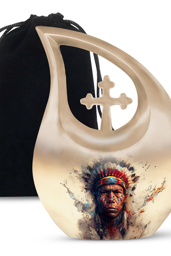Native American Urns For Ashes - Adult Urns For Men & Women