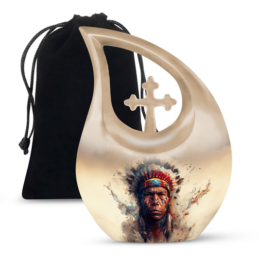 Native American Urns For Ashes - Adult Urns For Men & Women