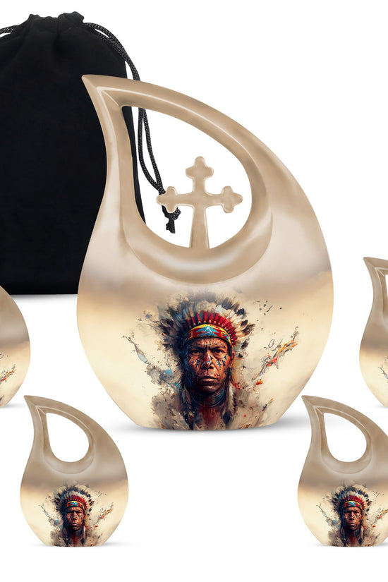 Native American Urns For Ashes - Adult Urns For Men & Women