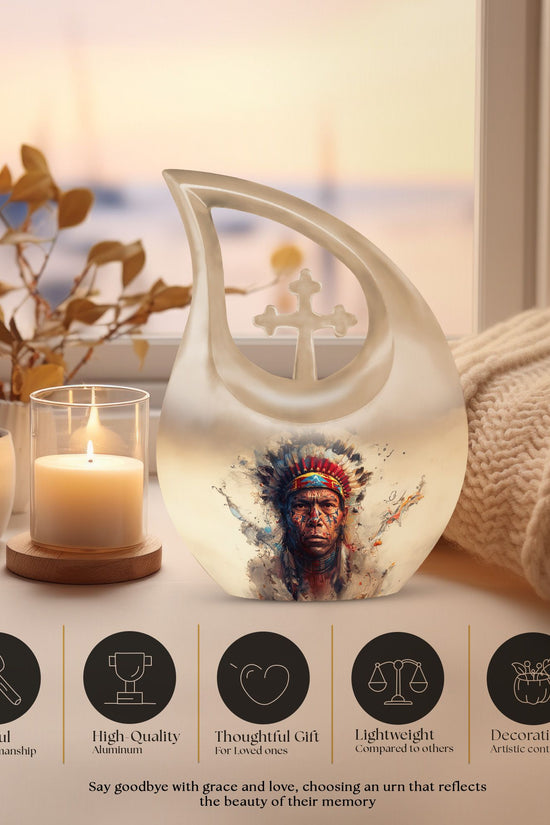 Native American Urns For Ashes - Adult Urns For Men & Women