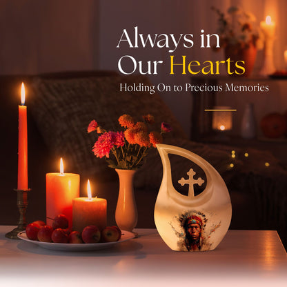 Native American Urns For Ashes - Adult Urns For Men & Women