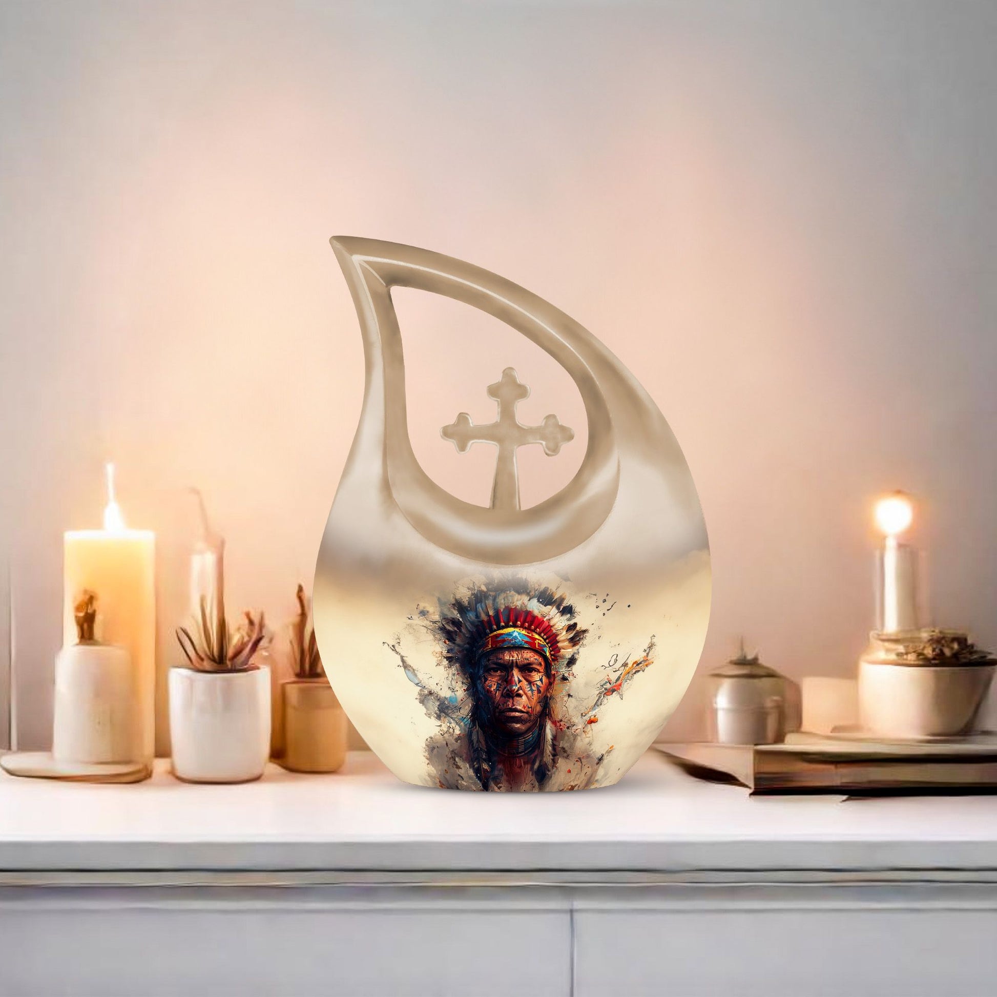 Native American Urns For Ashes - Adult Urns For Men & Women