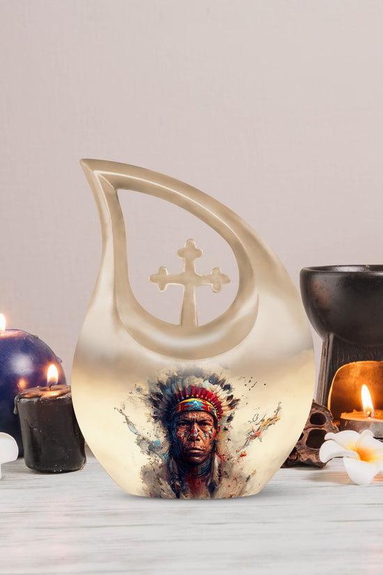 Native American Urns For Ashes - Adult Urns For Men & Women