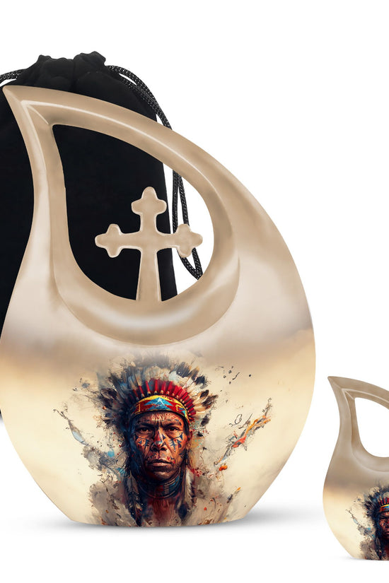 Native American Urns For Ashes - Adult Urns For Men & Women