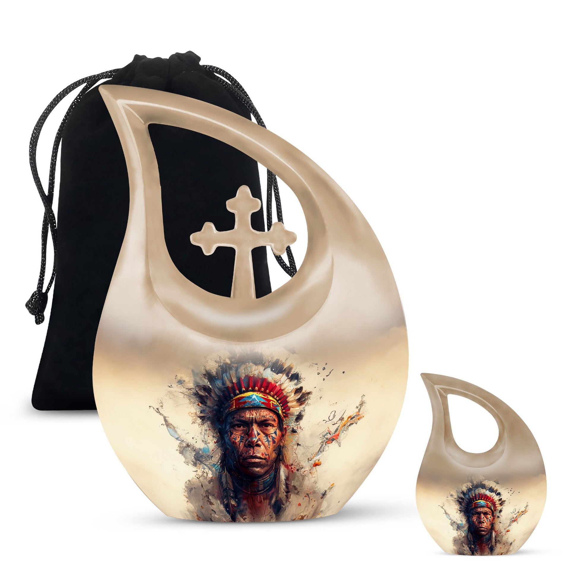 Native American Urns For Ashes - Adult Urns For Men & Women