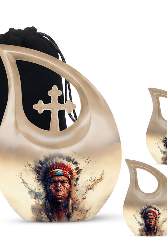 Native American Urns For Ashes - Adult Urns For Men & Women