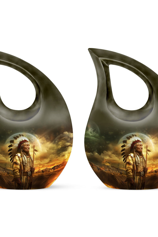 Native American Urns For Ashes - Funeral Urns For Men