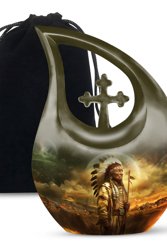 Native American Urns For Ashes - Funeral Urns For Men