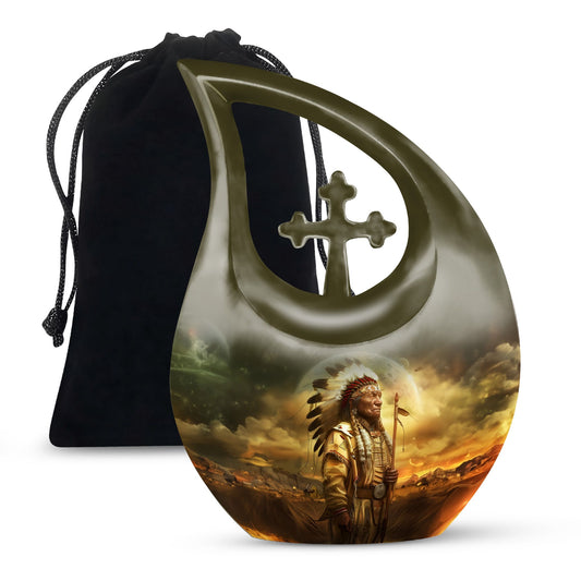 Native American Urns For Ashes - Funeral Urns For Men