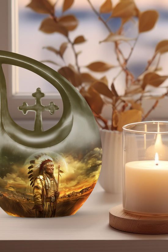 Native American Urns For Ashes - Funeral Urns For Men