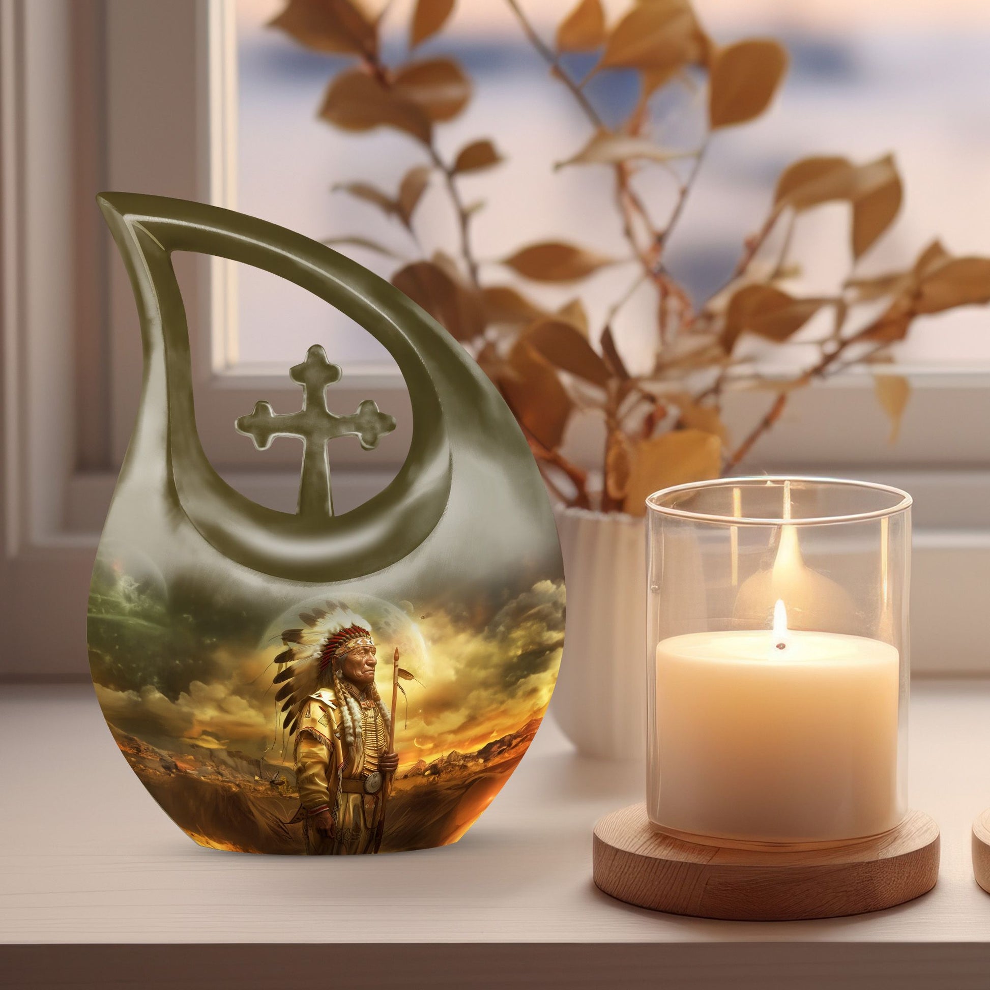 Native American Urns For Ashes - Funeral Urns For Men