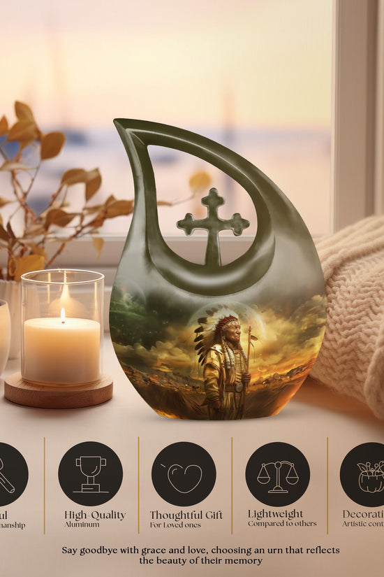 Native American Urns For Ashes - Funeral Urns For Men