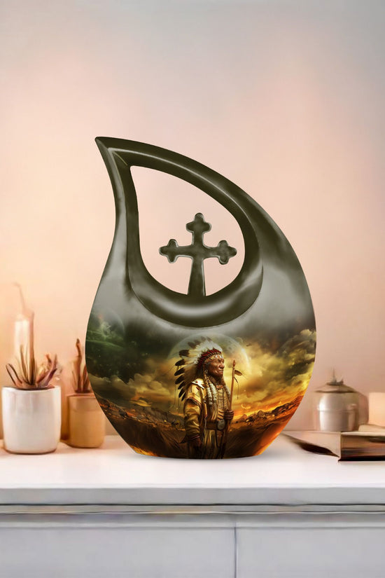 Native American Urns For Ashes - Funeral Urns For Men
