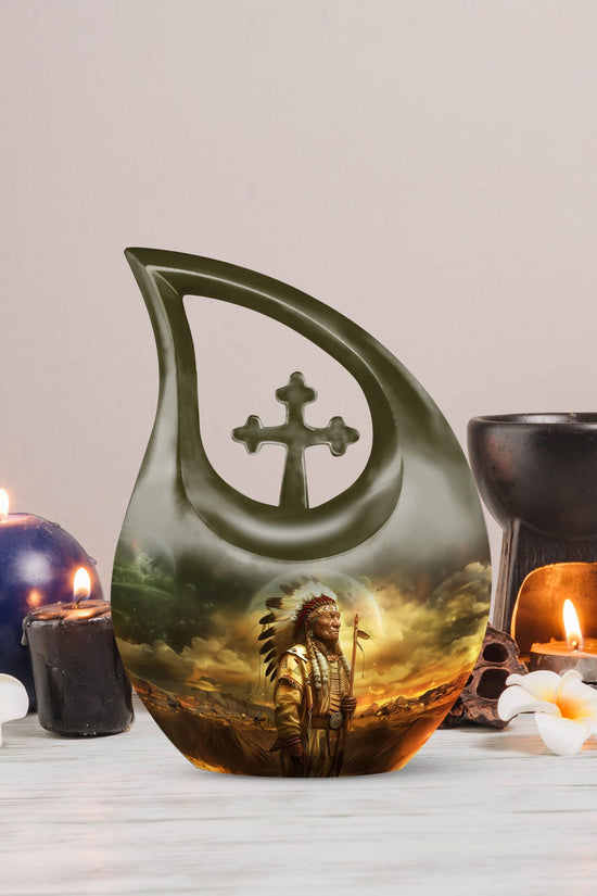 Native American Urns For Ashes - Funeral Urns For Men