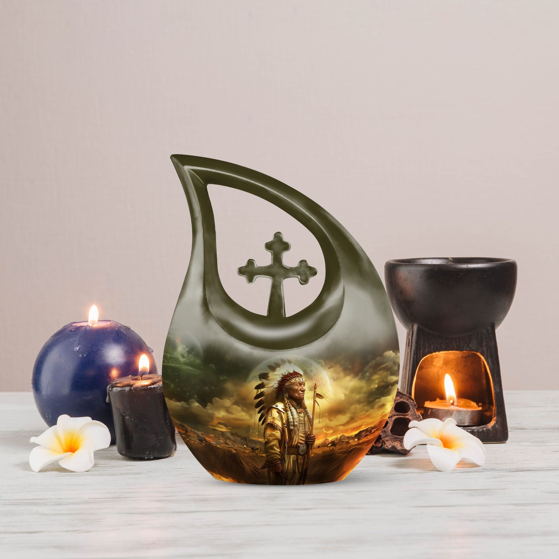 Native American Urns For Ashes - Funeral Urns For Men