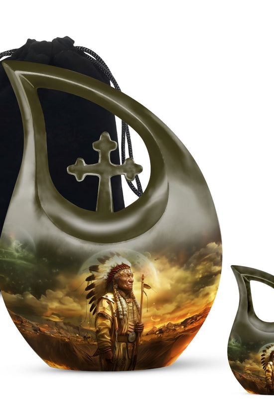 Native American Urns For Ashes - Funeral Urns For Men