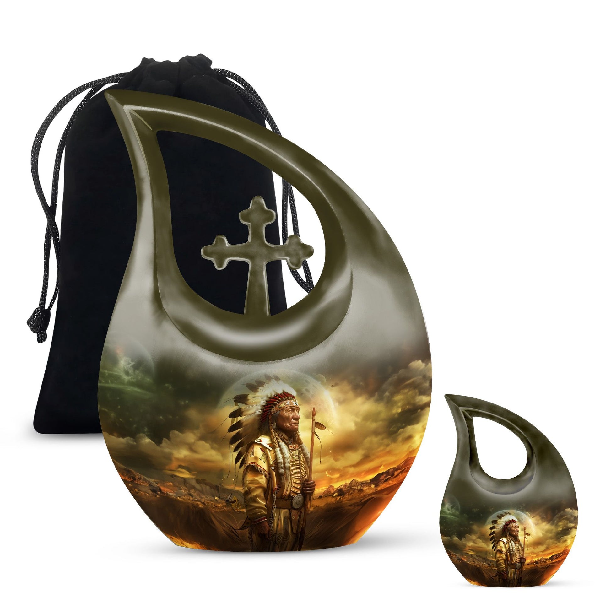 Native American Urns For Ashes - Funeral Urns For Men