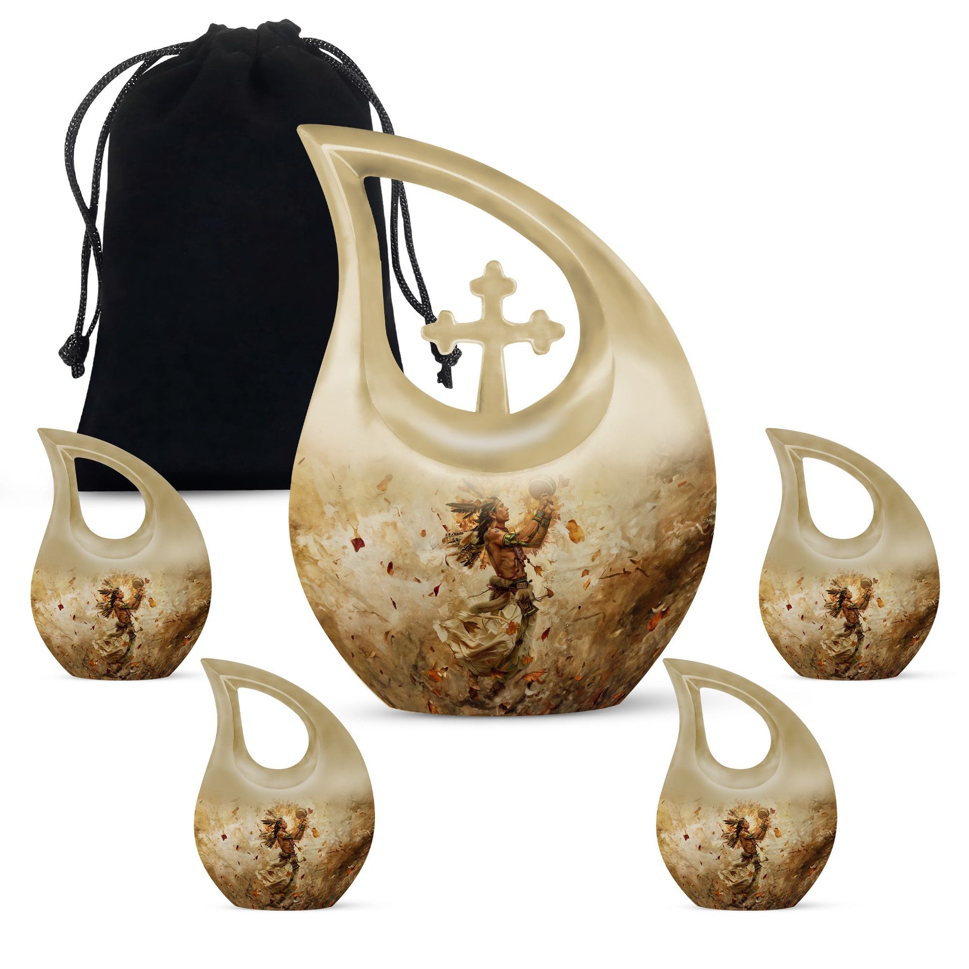 Native American Urns For Ashes - Small Urns For Women Human Ashes