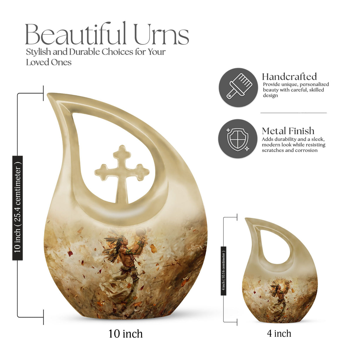 Native American Urns For Ashes - Small Urns For Women Human Ashes