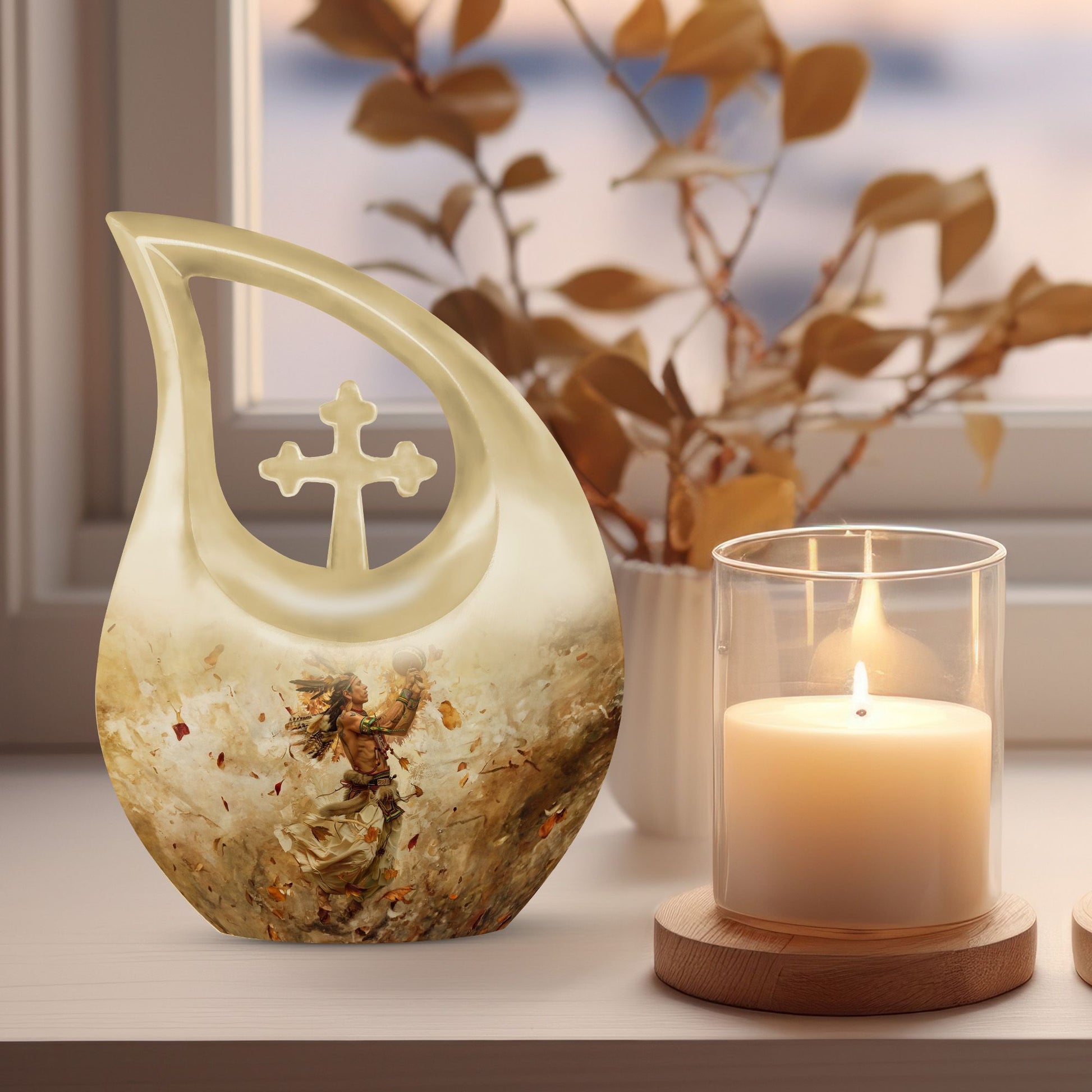 Native American Urns For Ashes - Small Urns For Women Human Ashes