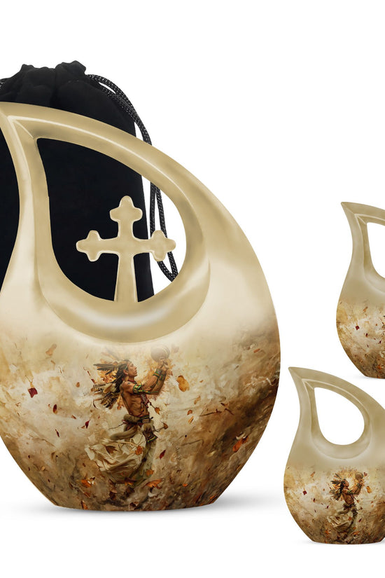 Native American Urns For Ashes - Small Urns For Women Human Ashes