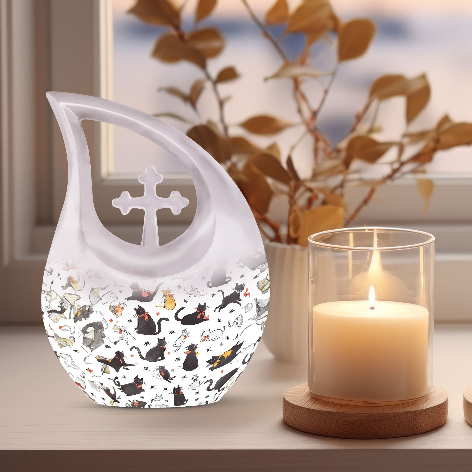 Paws Urns For Ashes - Small Urns For Human Ashes Women Keepsake