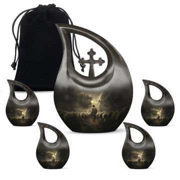 Large Urn With 4 Keepsake