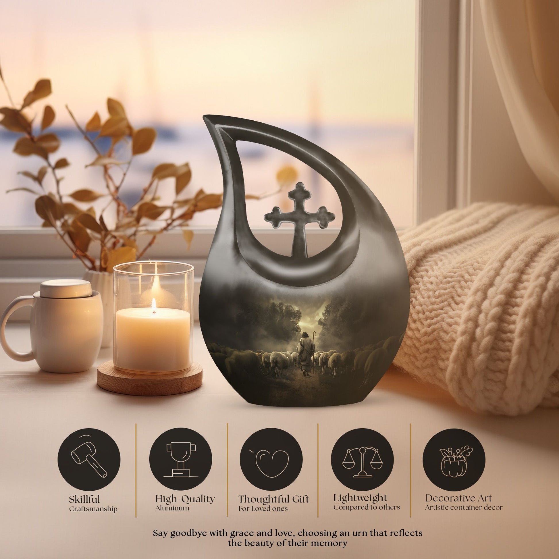 Shepherd Urns For Ashes - Beautiful Urns Women