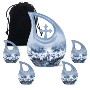 Large Urn With 4 Keepsake