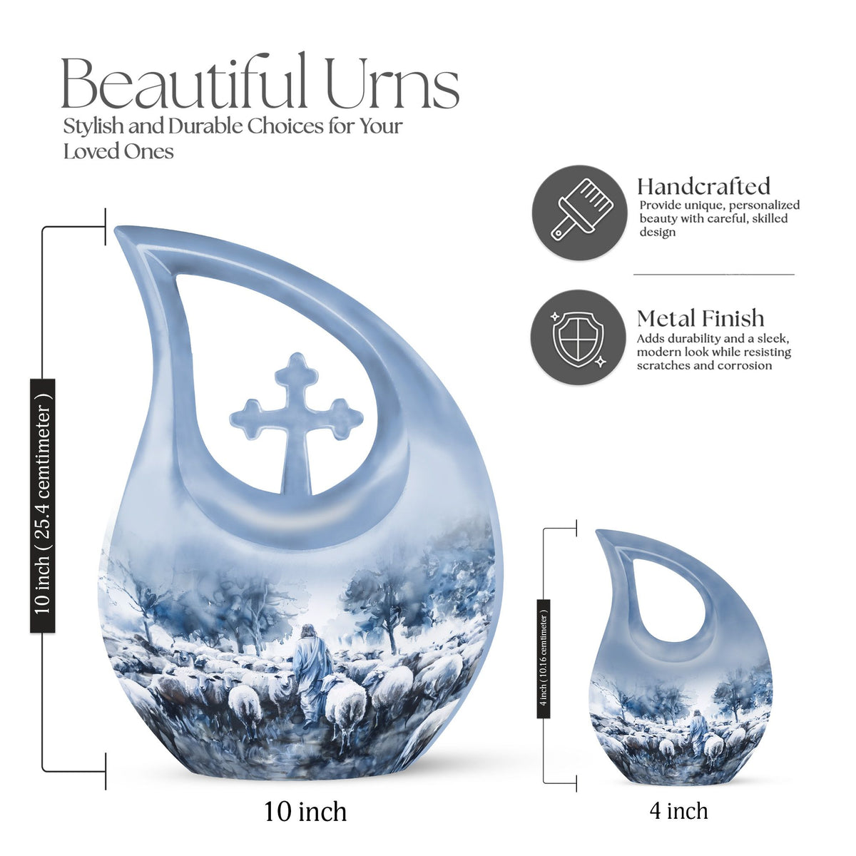 Shepherd Urns For Ashes - Adult Urns Women