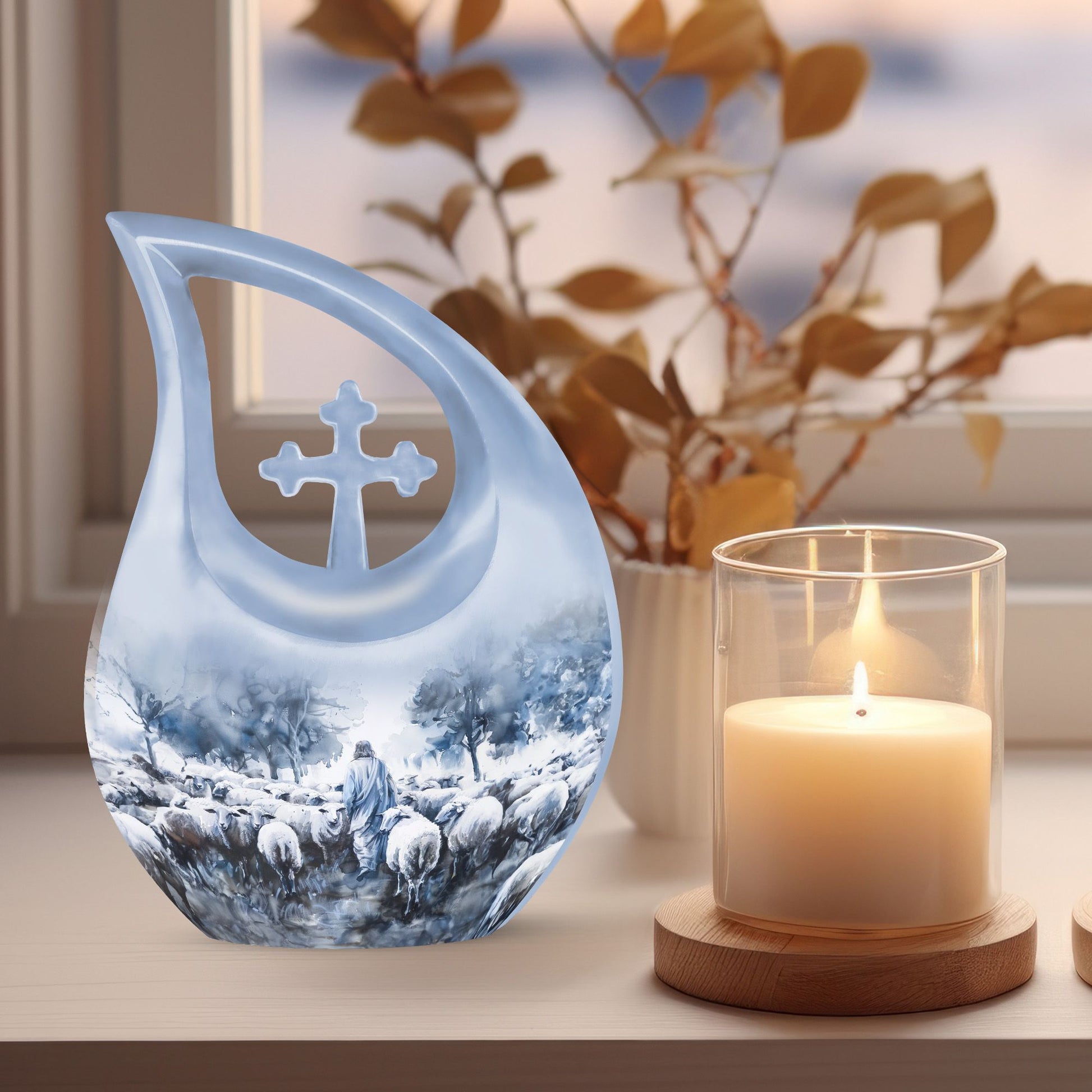 Shepherd Urns For Ashes - Adult Urns Women