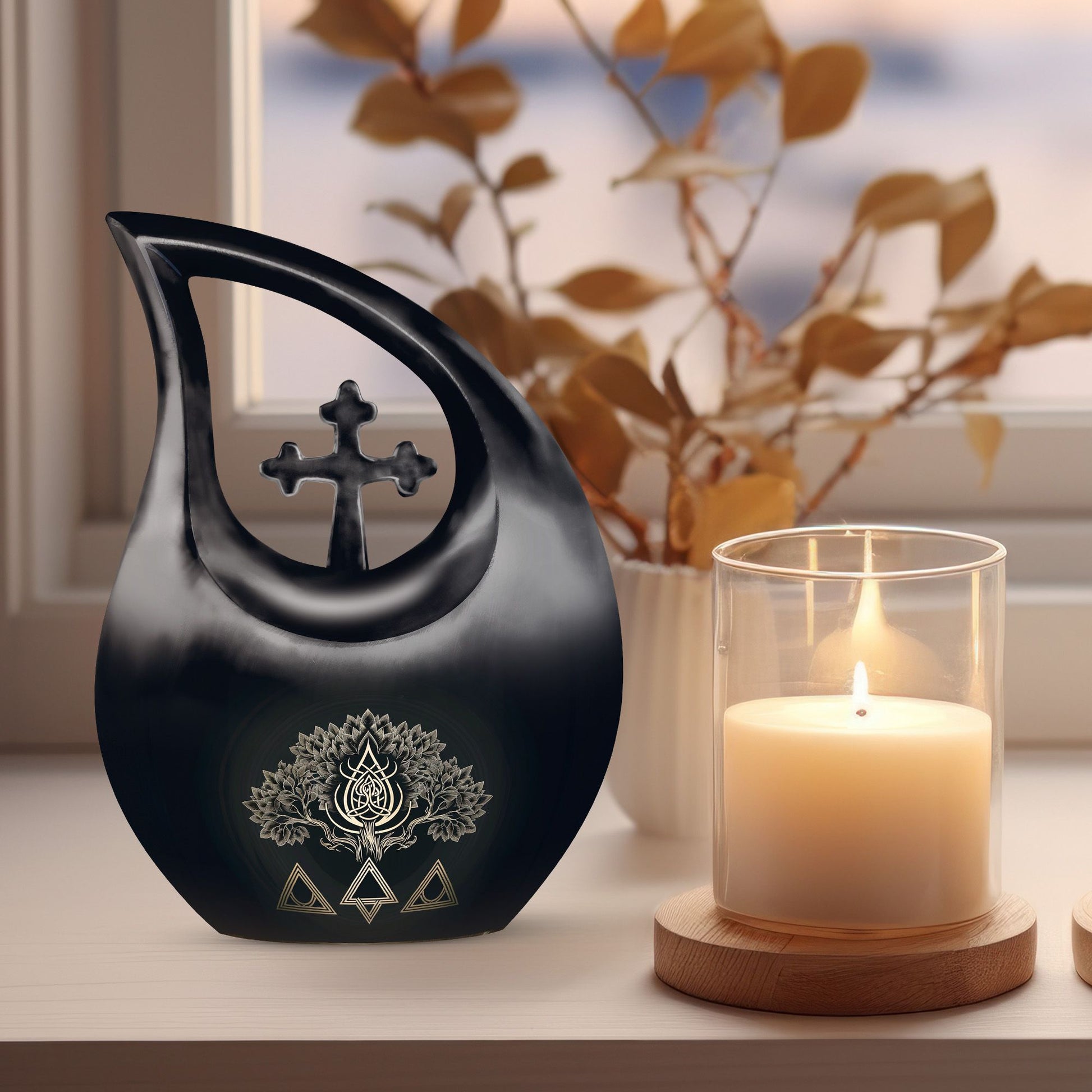 Catholic Urns For Ashes - Men Urns For Human Ashes