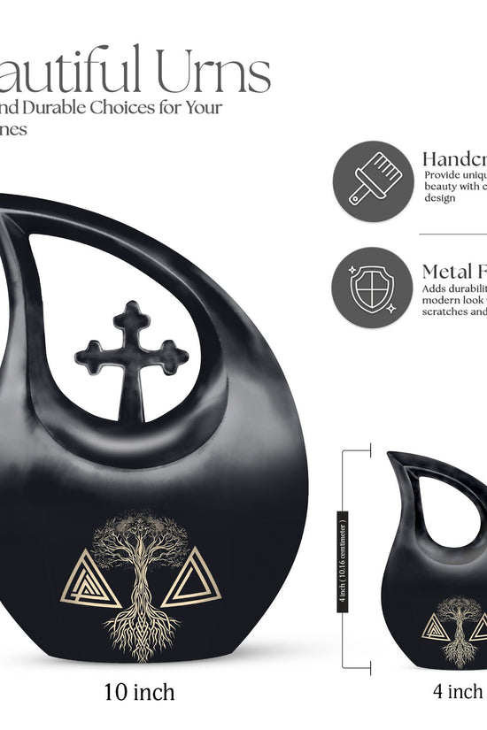 Catholic Urns For Ashes - Small Urn For Ashes Adult Male