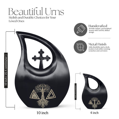 Catholic Urns For Ashes - Small Urn For Ashes Adult Male