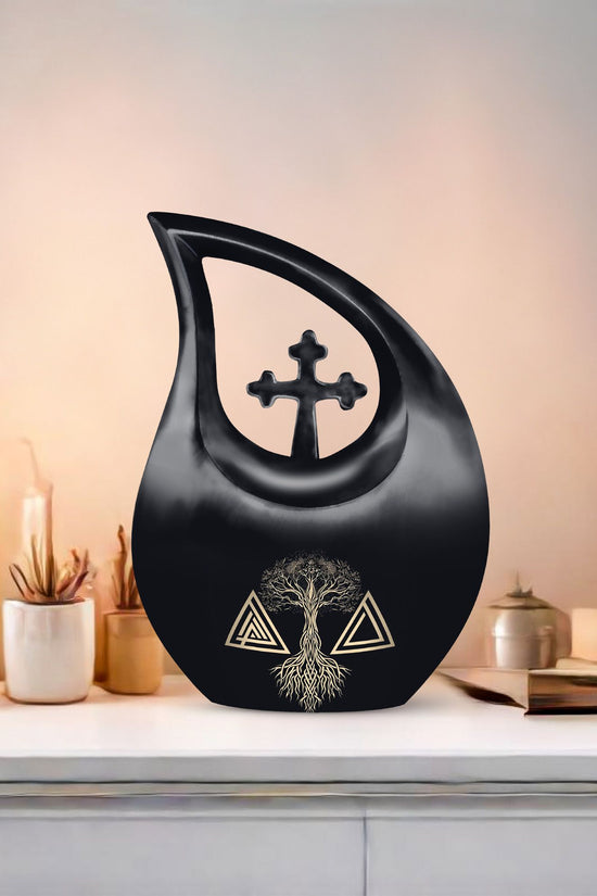 Catholic Urns For Ashes - Small Urn For Ashes Adult Male