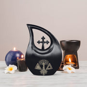Catholic Urns For Ashes - Small Urn For Ashes Adult Male