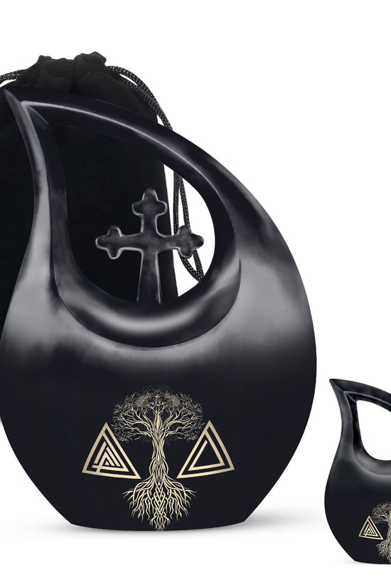 Catholic Urns For Ashes - Small Urn For Ashes Adult Male