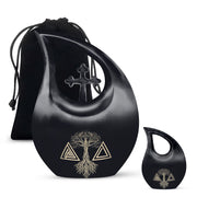 Catholic Urns For Ashes - Small Urn For Ashes Adult Male