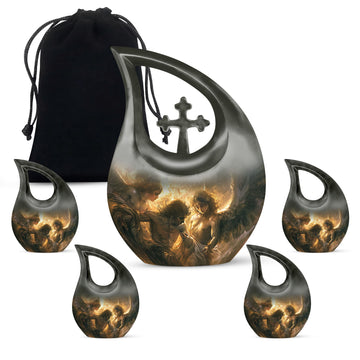 Large Urn With 4 Keepsake