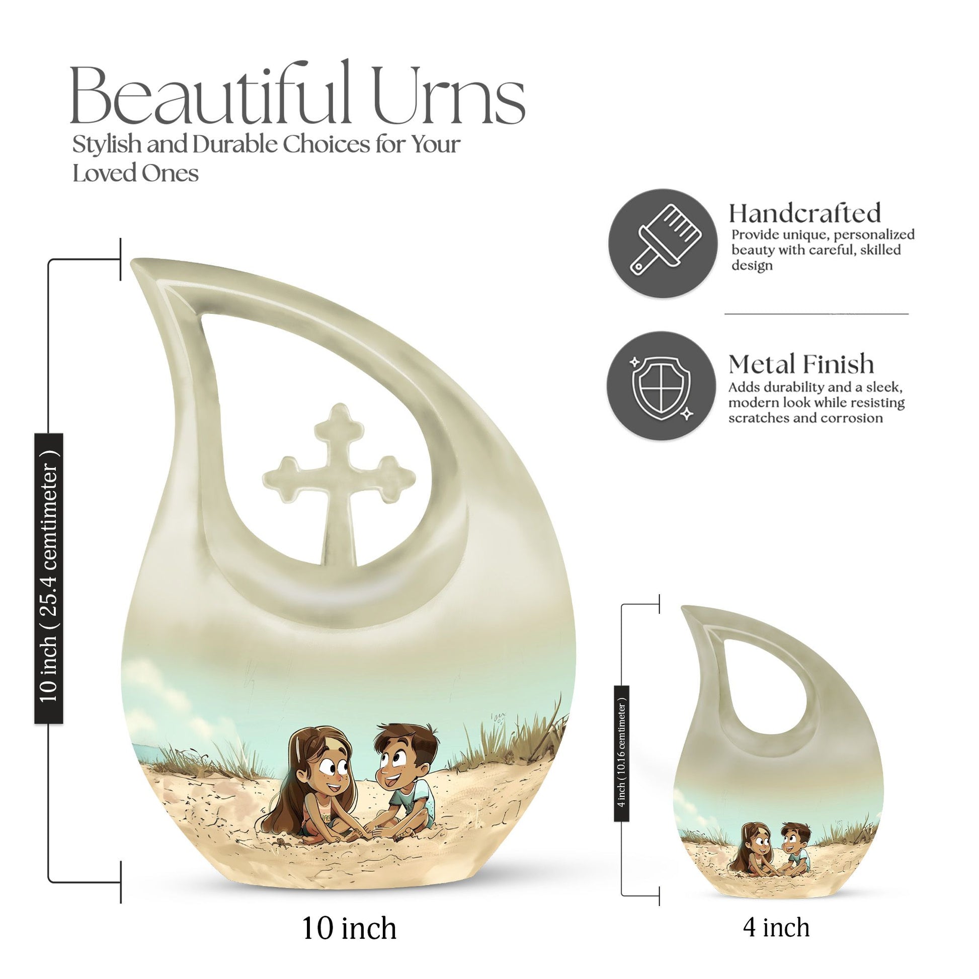 Brother And Sister Urns For Ashes - Urn For Ashes Adult Male Small Keepsake