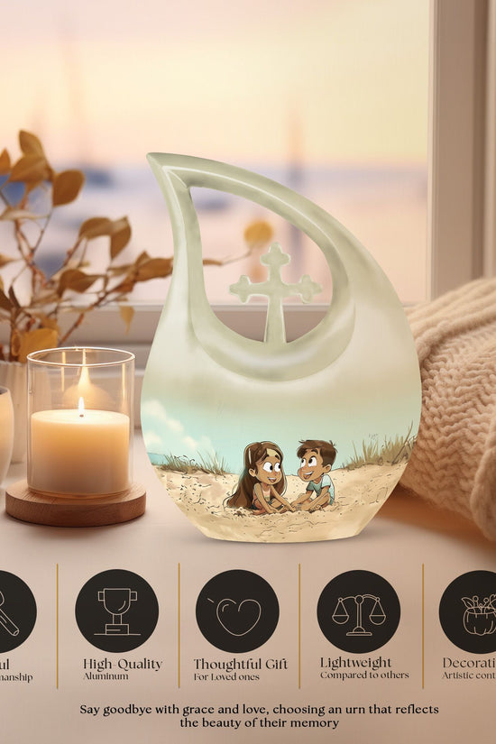 Brother And Sister Urns For Ashes - Urn For Ashes Adult Male Small Keepsake