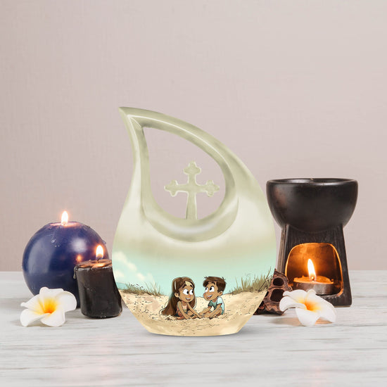 Brother And Sister Urns For Ashes - Urn For Ashes Adult Male Small Keepsake