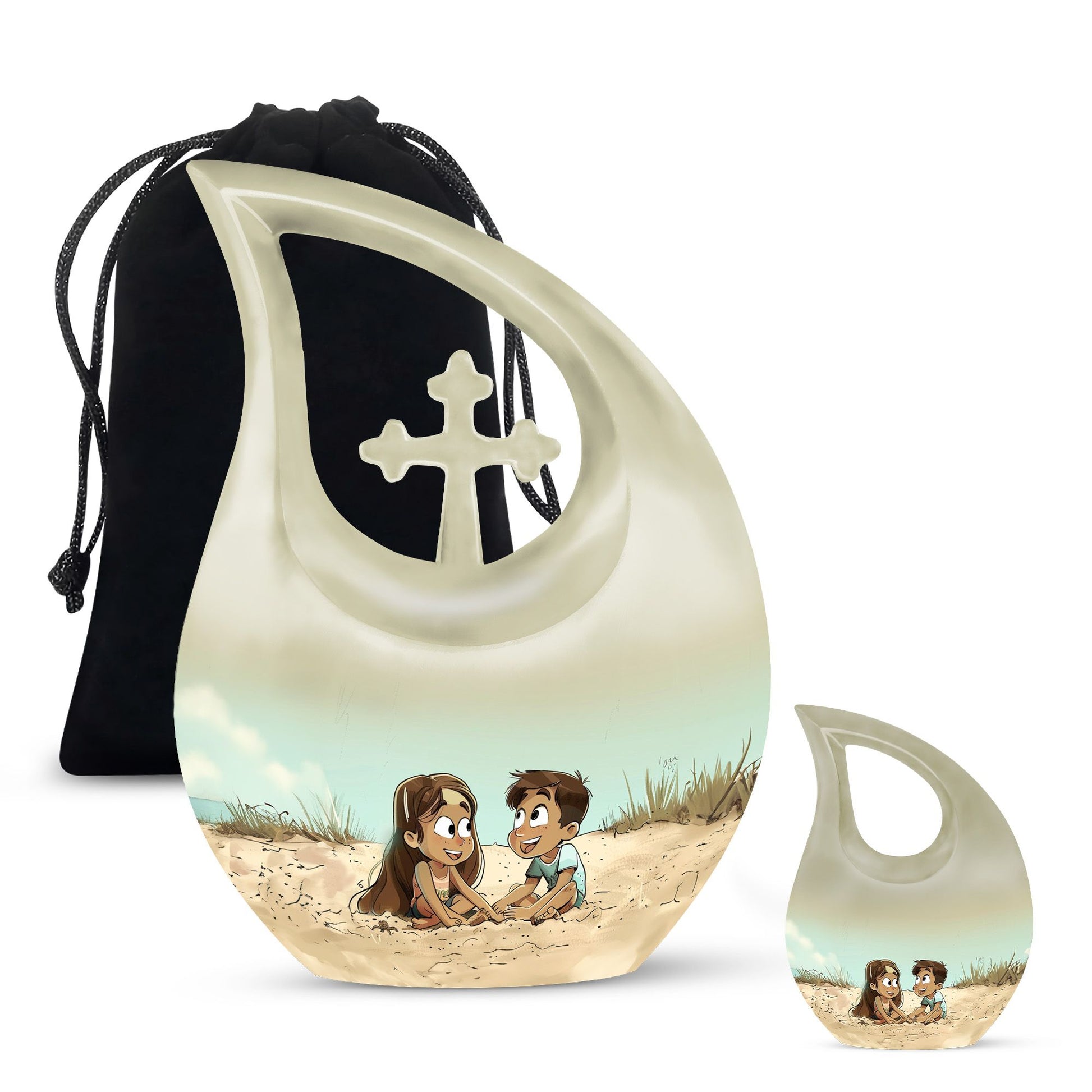 Brother And Sister Urns For Ashes - Urn For Ashes Adult Male Small Keepsake