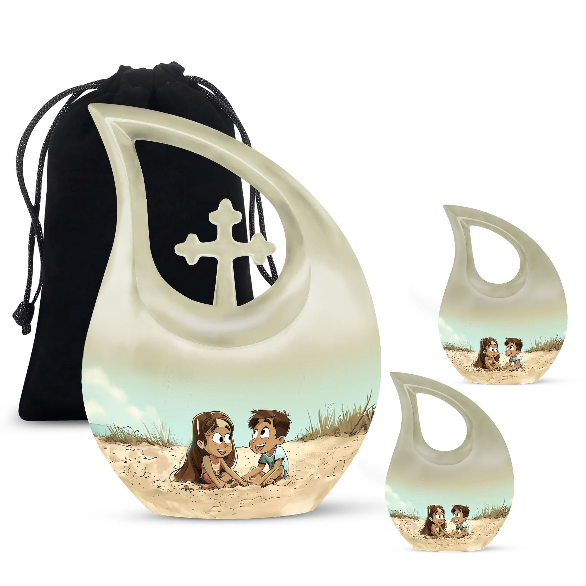 Brother And Sister Urns For Ashes - Urn For Ashes Adult Male Small Keepsake