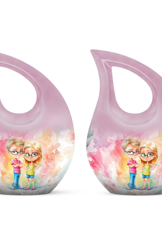 Brother And Sister Urns For Ashes - Small Urns For Human Ashes Adult Female