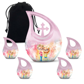 Large Urn With 4 Keepsake
