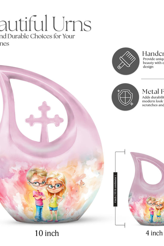 Brother And Sister Urns For Ashes - Small Urns For Human Ashes Adult Female